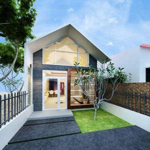 mẫu nhà cấp 4 đẹp 5x20 hợp xu hướng vừa túi tiền